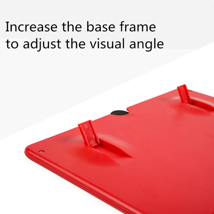 Pull-out Mobile Phone Screen Magnifier 3D Video Desktop Mobile Phone Holder, Size:10 inch(Red) - free shipping - PMC TechLife - Order now!