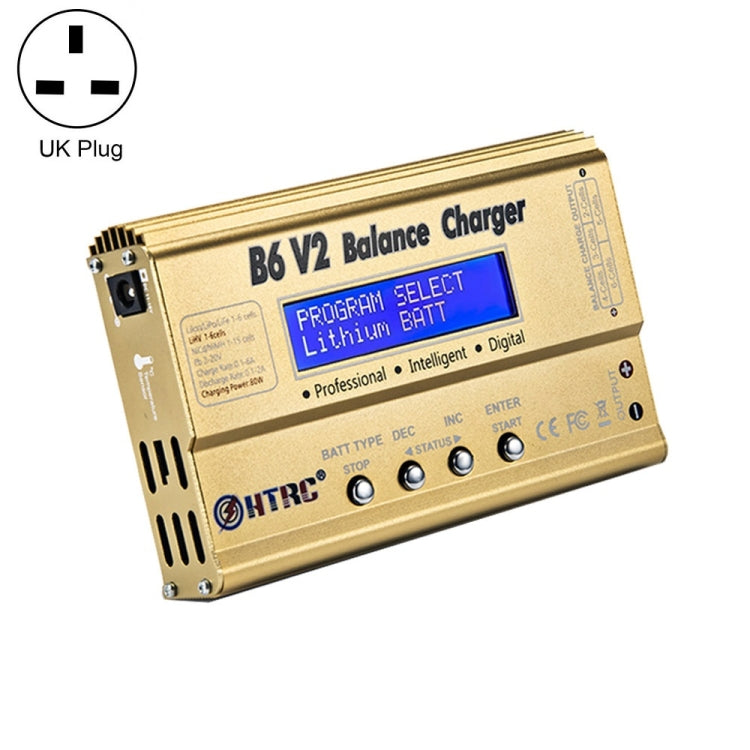 HTRC B6 V2 Model Airplane Charger Smart Balance Charger, UK Plug - free shipping - PMC TechLife - Order now!