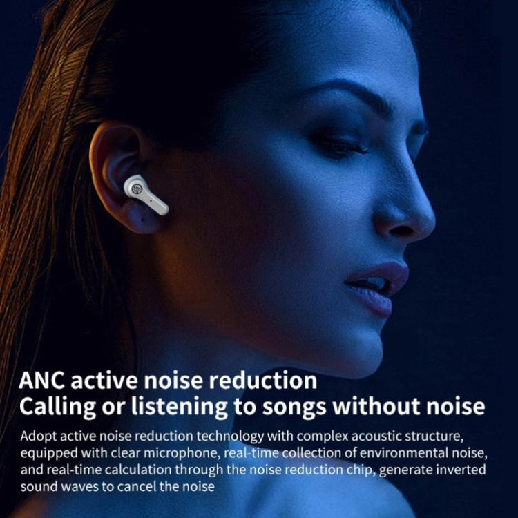 ANC PRO Touch 5.0TWS Master-slave Switch Wireless Bluetooth Headset Intelligent Noise Cancelling(Black) - Bluetooth Earphone by PMC TechLife | Online Shopping South Africa | PMC TechLife