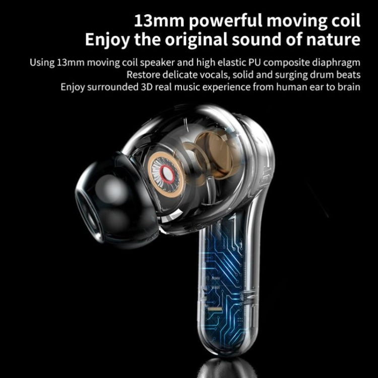 ANC PRO Touch 5.0TWS Master-slave Switch Wireless Bluetooth Headset Intelligent Noise Cancelling(White) - Bluetooth Earphone by PMC TechLife | Online Shopping South Africa | PMC TechLife