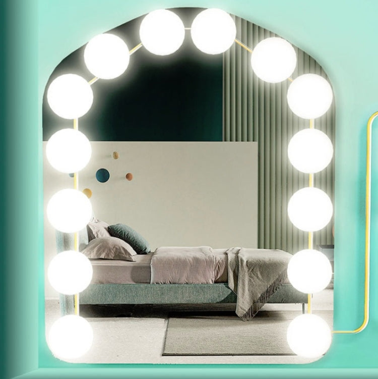 10  LEDs Mirror Front Light Dimmable Makeup Mirror USB Touch Control Light - free shipping - PMC TechLife - Order now!