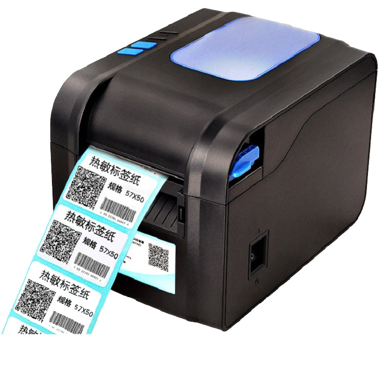 Xprinter XP-370B Barcode Printer Self-adhesive QR Code Printer Label Clothing Tag Thermal Ticket Machine(EU Plug) - free shipping - PMC TechLife - Order now!