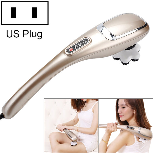 Rechargeable Dolphin Massager Electric Cervical Massage Stick A10 Straight Plug, Plug Type:US Plug - Massage & Relaxation by PMC Jewellery | Online Shopping South Africa | PMC Jewellery