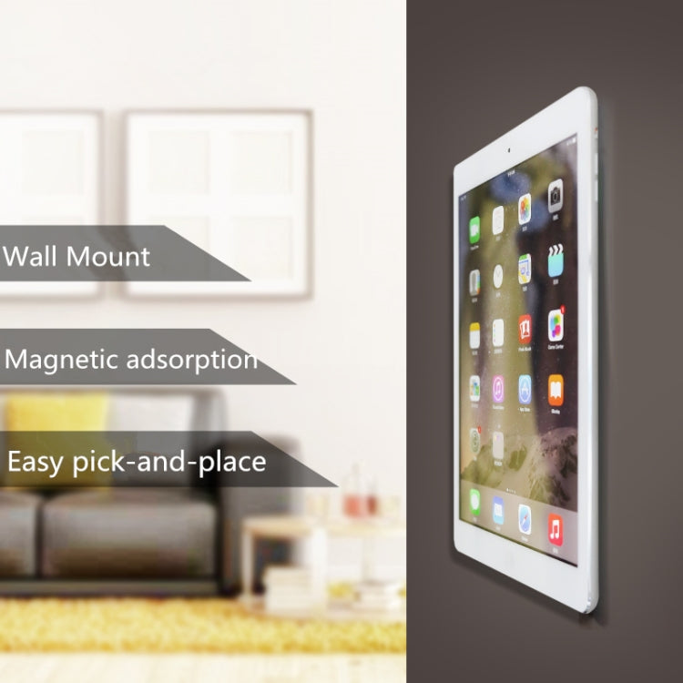 Wall-mounted iPad Magnetic Adsorption Universal Sticker Mobile Phone Wall Bracket(White A) - Hand-Sticking Bracket by PMC TechLife | Online Shopping South Africa | PMC TechLife