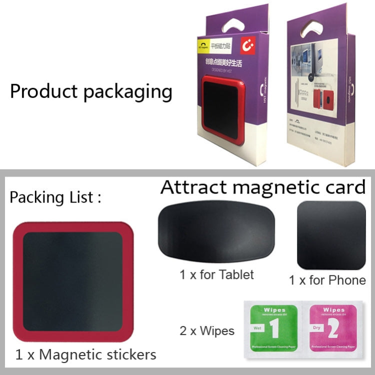 Wall-mounted iPad Magnetic Adsorption Universal Sticker Mobile Phone Wall Bracket(White A) - Hand-Sticking Bracket by PMC TechLife | Online Shopping South Africa | PMC TechLife