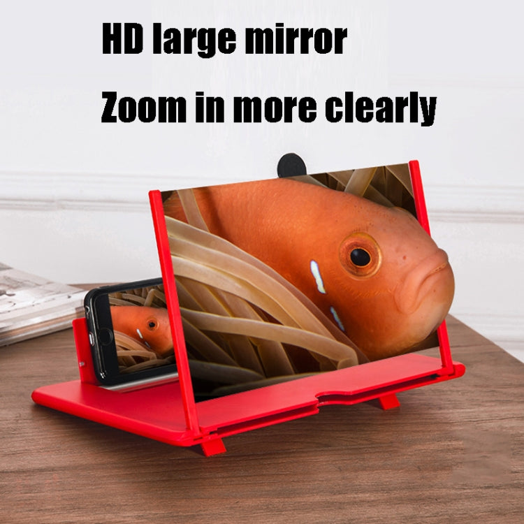 12 inch Pull-out Typed Ultra-clear 3D Mobile Phone Screen Stretching Bracket Amplifier(White) - Screen Magnifier by PMC TechLife | Online Shopping South Africa | PMC TechLife