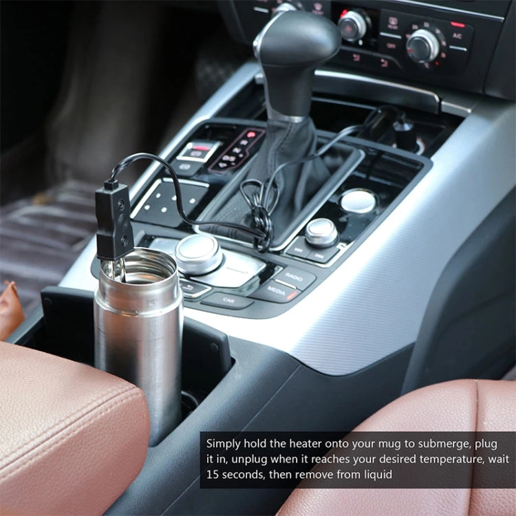 Portable 12V/24V Electric Car Boiled Immersion Water Heater Traveling Camping Picnic, Voltage:12V(Black) - Water Heaters & Accessories by PMC TechLife | Online Shopping South Africa | PMC TechLife