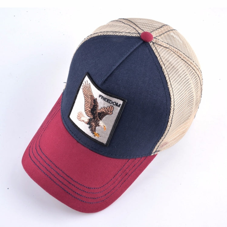 Cotton Embroidered Animal Baseball Cap(Black Cock) - Peaked Cap by PMC Jewellery | Online Shopping South Africa | PMC Jewellery