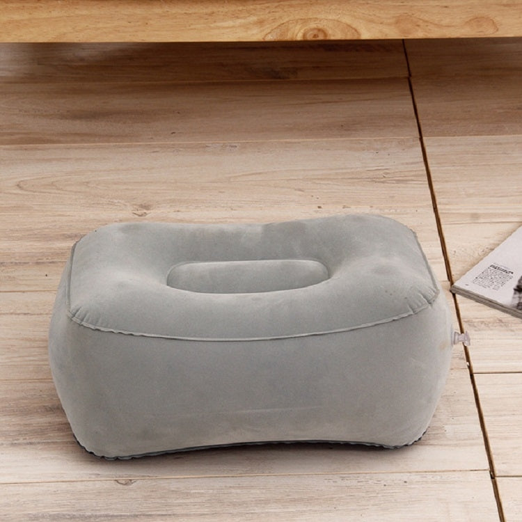 Travel Portable Inflatable Foot Rest Pilllow Mat Pad, Size:16x9cm(Gray) - Mats by PMC TechLife | Online Shopping South Africa | PMC TechLife