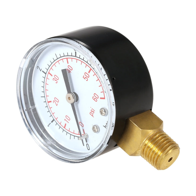 Stainless Steel Shockproof Pool Filter Hydraulic Pressure Gauge - Measuring Tools by PMC TechLife | Online Shopping South Africa | PMC TechLife