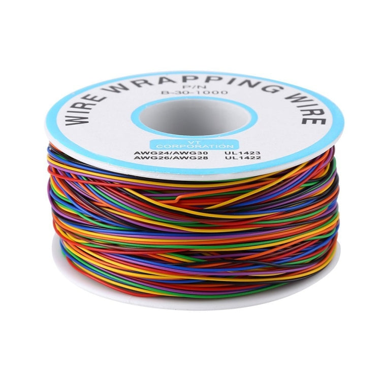 8 Colors 30AWG Wire Tinned Copper Solid PVC Insulation Wrapping Wire - Welding Wire by PMC Jewellery | Online Shopping South Africa | PMC Jewellery