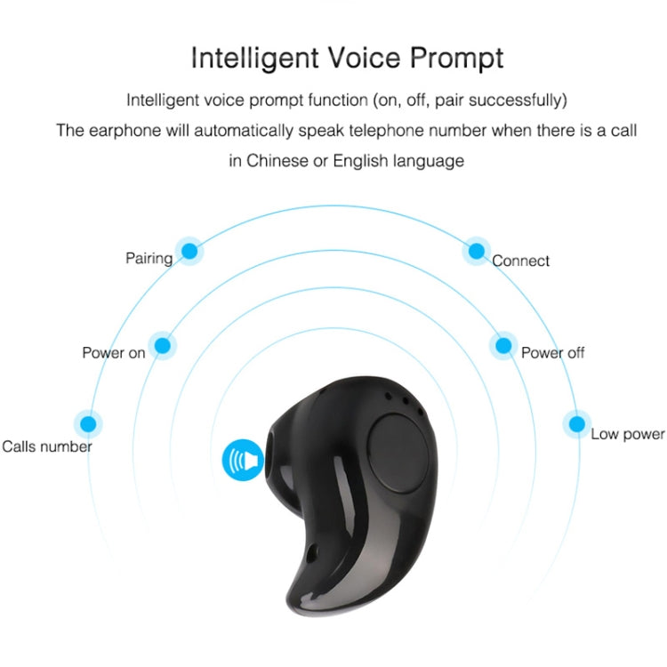 S530 Mini In-ear Sport Handsfree Wireless Bluetooth Earphone, with Microphone(blue) - Bluetooth Earphone by PMC TechLife | Online Shopping South Africa | PMC TechLife