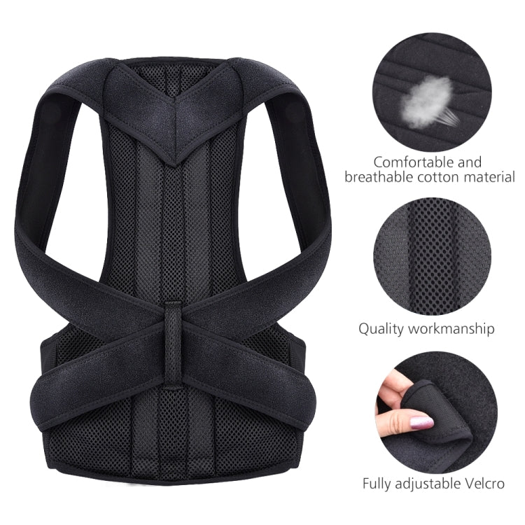 Back Posture Corrector Shoulder Lumbar Brace Spine Support Belt Adjustable Adult Corset Posture Correction Belt Body Health Care - Corrector by PMC Jewellery | Online Shopping South Africa | PMC Jewellery