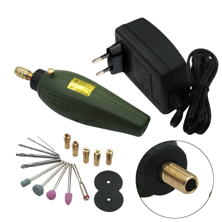 Electric Mini Drill Set Tool for Milling Polishing Drilling Cutting Engraving EU Plug - Abrasive Tools & Accessories by PMC Jewellery | Online Shopping South Africa | PMC Jewellery