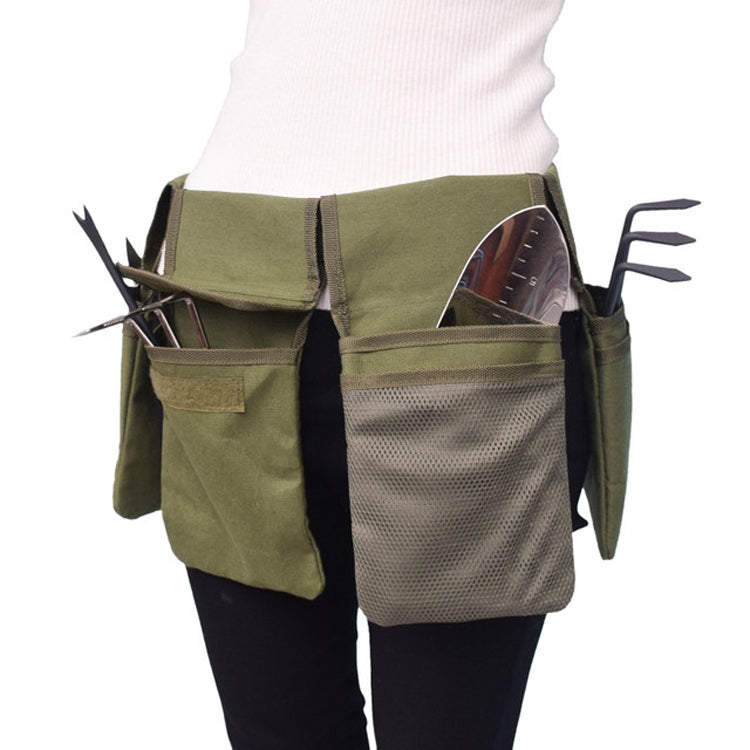 Garden Canvas Pocket Tool Storage Belt Bag - Storage Bags by PMC Jewellery | Online Shopping South Africa | PMC Jewellery