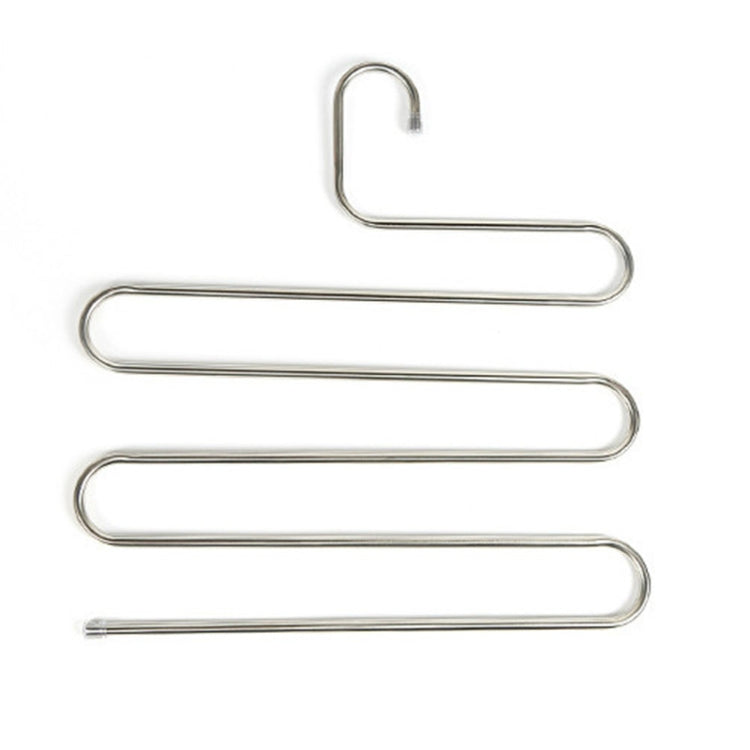 5 Layers S Shape Multi-Functional Clothes Hangers Pants Storage Hangers - Shelf & Hooks by PMC Jewellery | Online Shopping South Africa | PMC Jewellery