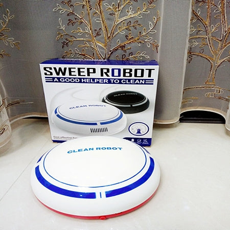 2 In 1 Rechargeable Floor Sweeping Robot Dust Catcher Intelligent Auto-Induction Floor Sweeping Robot Vacuum Cleaner(White) - Robot Vacuum Cleaner by PMC TechLife | Online Shopping South Africa | PMC TechLife