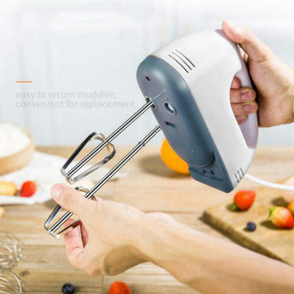 Whisk Electric Household Mini Whisk Baking Small Whipped Cream Machine, Specification:UK Plug+4 Stirring Rods - Stirrer & Squeezer by PMC Jewellery | Online Shopping South Africa | PMC Jewellery