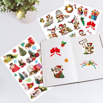 1 Set Christmas Cartoon Illustration Kids Toy Stickers, Size: 148x210mm(P-2) - Stickers by PMC Jewellery | Online Shopping South Africa | PMC Jewellery