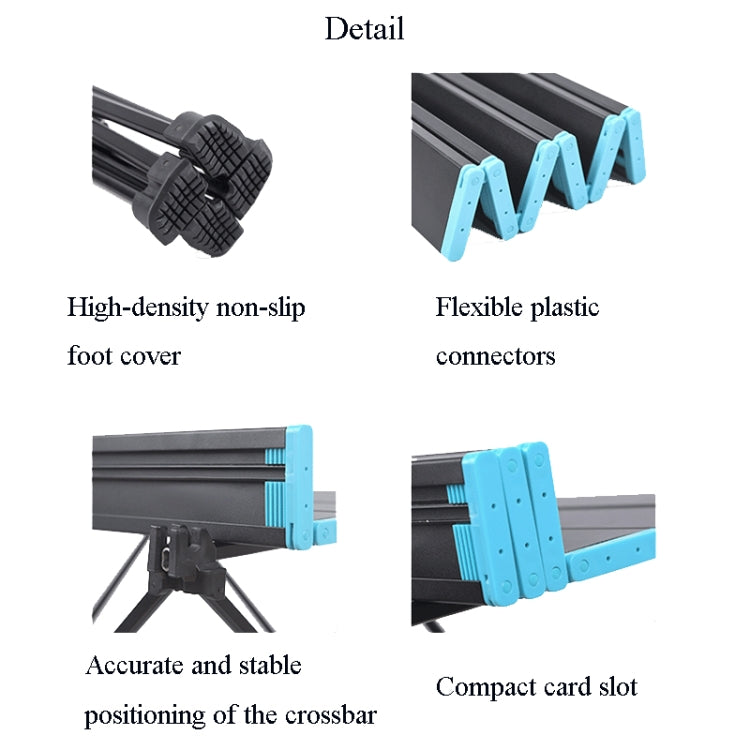 Outdoor Aluminum Alloy Folding Table Camping Picnic Portable Folding Table Barbecue Table Stall Small Dining Table, Size:Large - Outdoor Folding Tables by PMC Jewellery | Online Shopping South Africa | PMC Jewellery