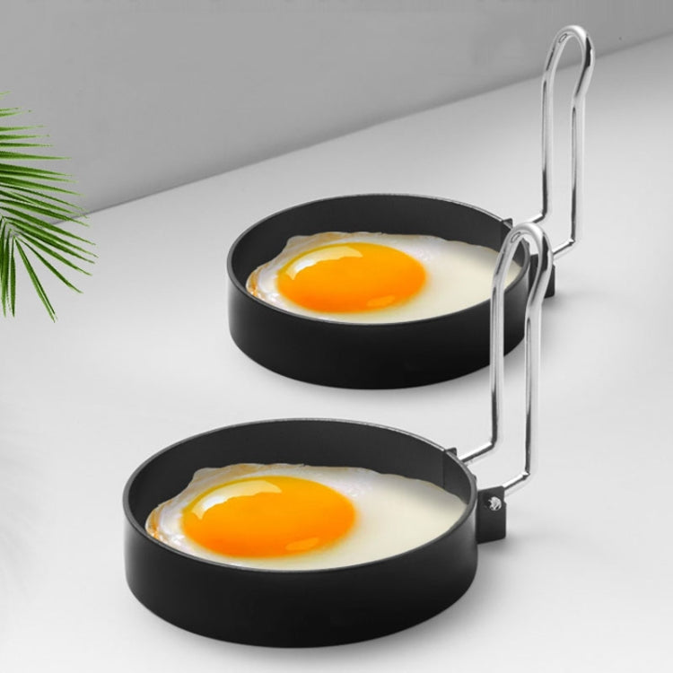 Egg Ring Iron Spray Non-Stick Round Omelette Model Omelette Mold, Specification: 4 PCS + Brush - Food Molds by PMC TechLife | Online Shopping South Africa | PMC TechLife