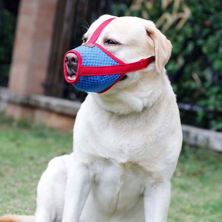 Doglemi Dog Muzzle Pet Supplies Breathable Bark Stopper Muzzle Dog Mouth Cover, Specification: S(Red) - Mouth Cover by Doglemi | Online Shopping South Africa | PMC Jewellery