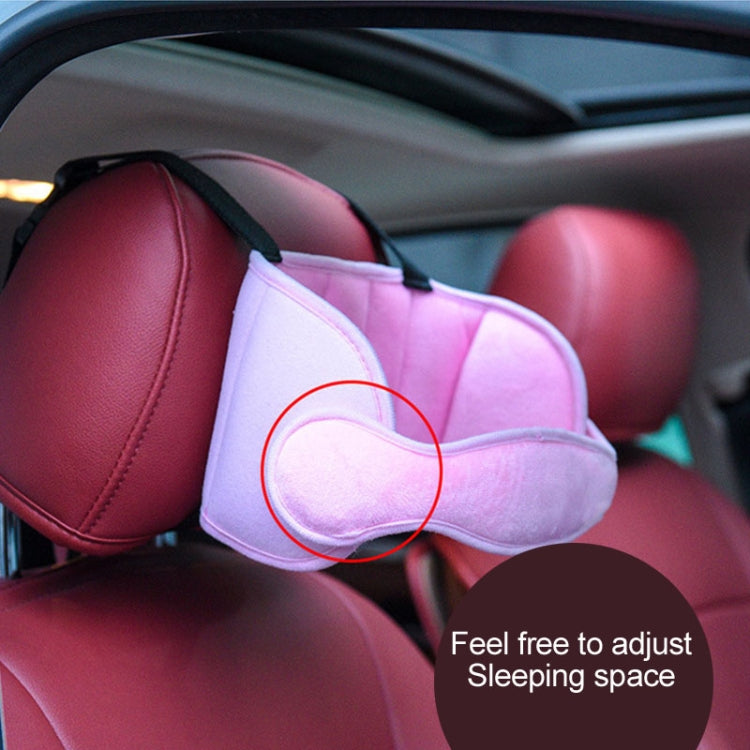 Child Car Seat Head Support Comfortable Safe Sleep Solution Pillows Neck Travel Stroller Soft Cushion(Grey) - Seat Belts & Padding by PMC TechLife | Online Shopping South Africa | PMC TechLife