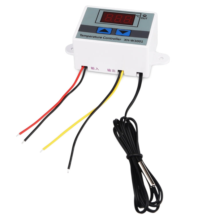 XH-W3001 Digital LED Temperature Controller Arduino Cooling Heating Switch Thermostat NTC Sensor 24V - Indoor Thermometer by PMC TechLife | Online Shopping South Africa | PMC TechLife