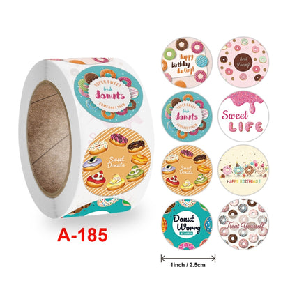 Children Happy Birthday Stickers Decorations Greeting Cards Label, Size: 2.5 cm / 1inch(A-185) - Sticker & Tags by PMC Jewellery | Online Shopping South Africa | PMC Jewellery