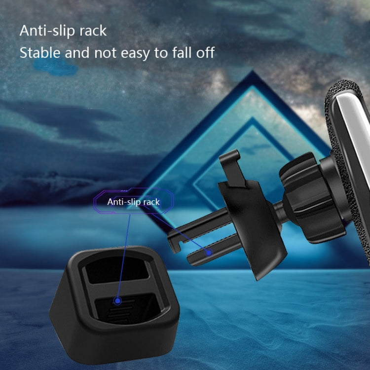 5 PCS Car Phone Holder Base Universal Car Air Outlet Clip Bracket Base, Colour: Silver Reflective - Car Holders by PMC TechLife | Online Shopping South Africa | PMC TechLife