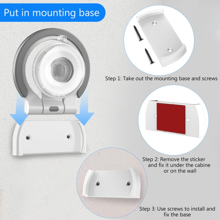 Two-in-one Multifunctional Wall-mounted Desktop Phone Computer Bracket(Black Nano Stickers) - Desktop Holder by PMC TechLife | Online Shopping South Africa | PMC TechLife