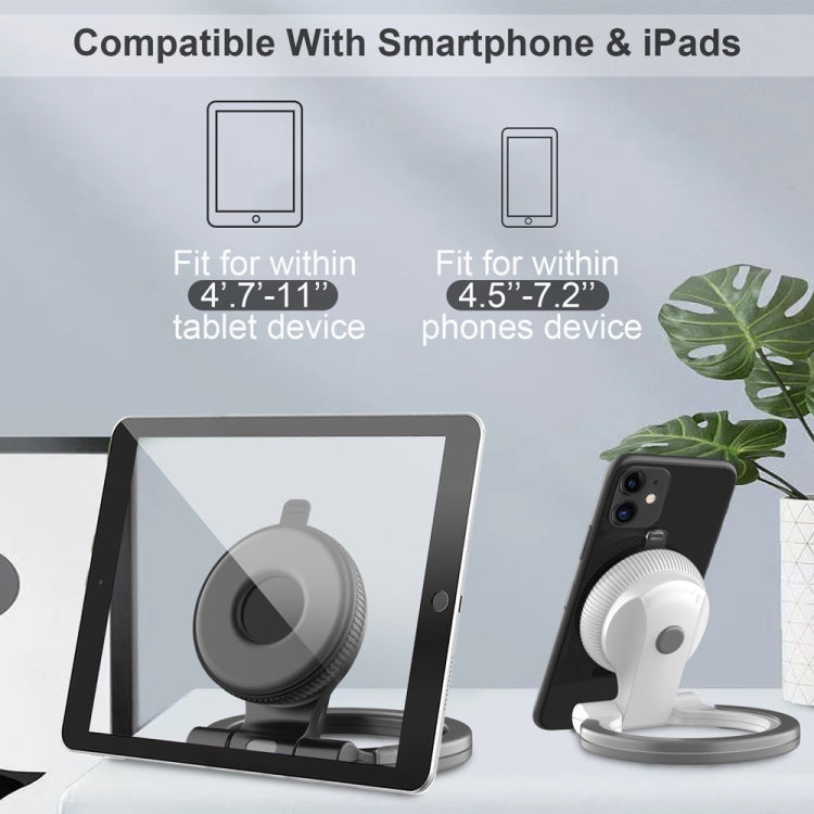Two-in-one Multifunctional Wall-mounted Desktop Phone Computer Bracket(Black Nano Stickers) - Desktop Holder by PMC TechLife | Online Shopping South Africa | PMC TechLife
