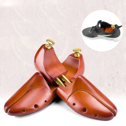 1 Pair Solid Wood Retractable Shoe Last Adjustable Shoe Supporter Shaping Moisture-Proof Shoe Support(45-46) - Shoes Care by PMC Jewellery | Online Shopping South Africa | PMC Jewellery