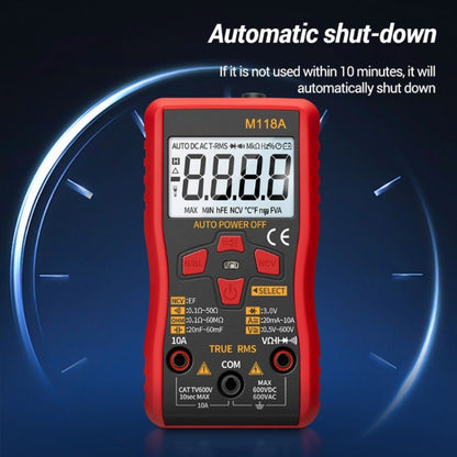 ANENG M118A High-Precision Automatic Range Multimeter Multi-Function Small Electrician Instrumentation Digital Universal Meter - Digital Multimeter by ANENG | Online Shopping South Africa | PMC Jewellery | Buy Now Pay Later Mobicred