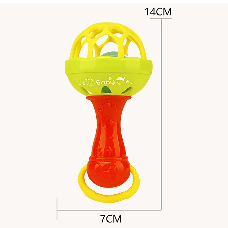 Baby Rattles Toy Intelligence Grasping Gums Plastic Hand Bell Rattle Funny Educational Toy，Color Random Delivery - Baby Toys by PMC Jewellery | Online Shopping South Africa | PMC Jewellery