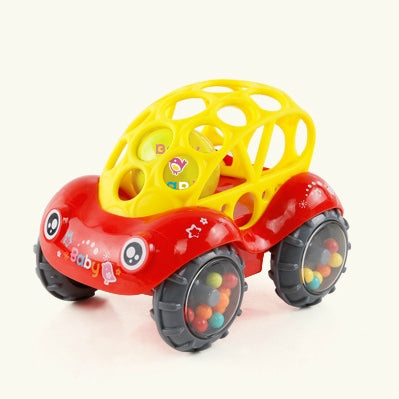 Soft Plastic Toy Car Inertial Slide With Colorful Ball Anti-fall Children Toy Car Baby Car Doll(Red) - Baby Toys by PMC Jewellery | Online Shopping South Africa | PMC Jewellery