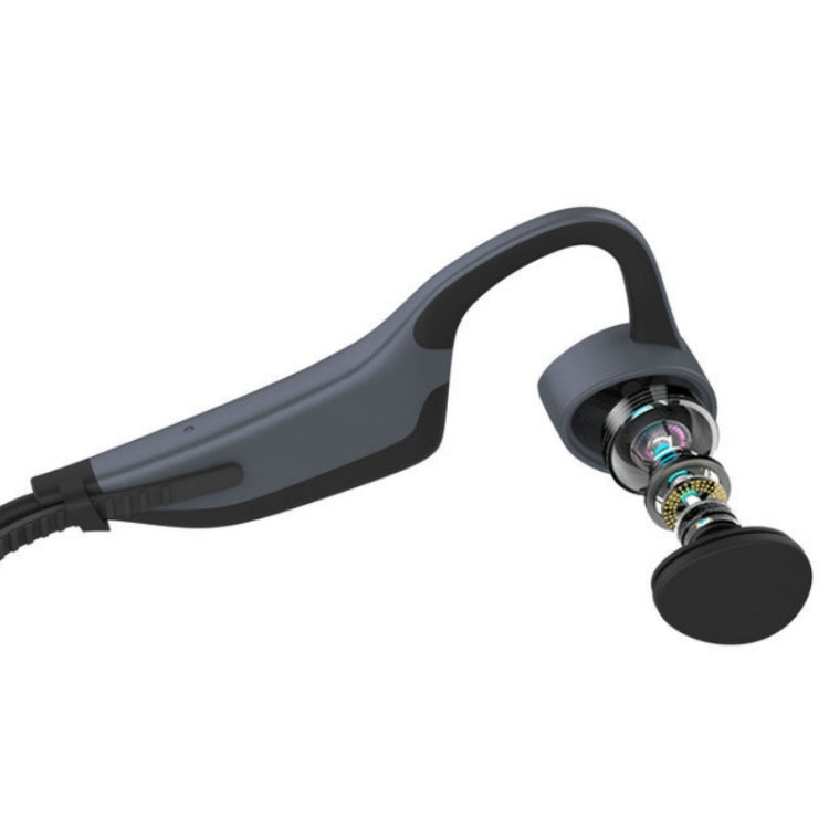 K7 Bone Conduction Bluetooth 5.0 Wireless Earphone Waterproof Headphones 16GB RAM(Black) - Bluetooth Earphone by PMC TechLife | Online Shopping South Africa | PMC TechLife