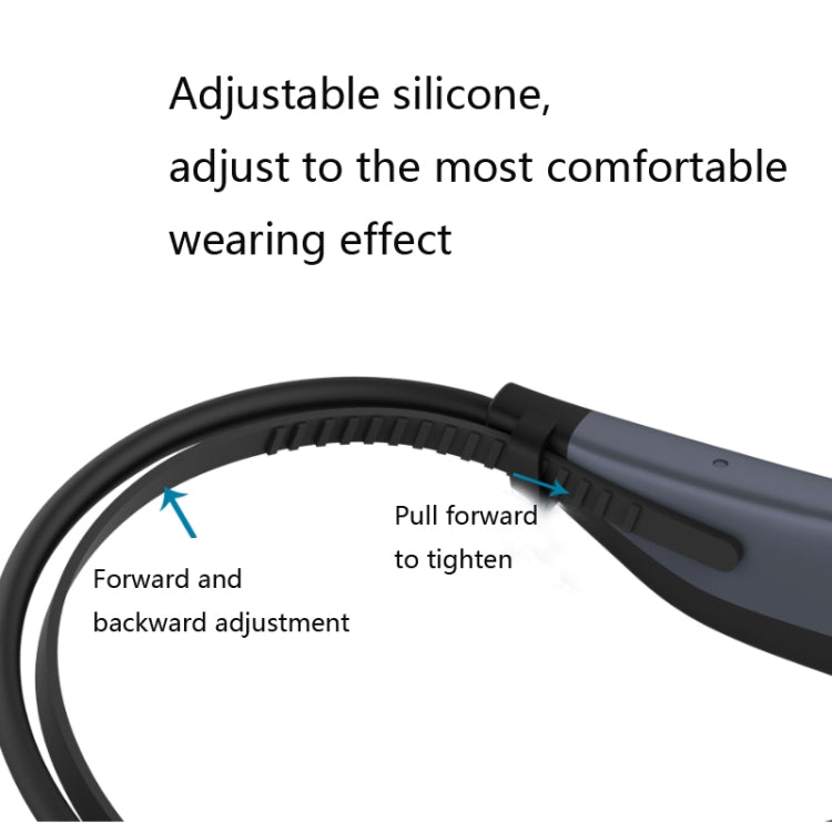 K7 Bone Conduction Bluetooth 5.0 Wireless Earphone Waterproof Headphones 16GB RAM(Gray) - Bluetooth Earphone by PMC Jewellery | Online Shopping South Africa | PMC Jewellery