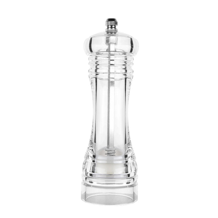 Acrylic Transparent Pepper Grinder Manual Pepper Grinder Ceramic Core Multi-Purpose Seasoning Bottle, Specification: 5 Inch - Stirrer & Squeezer by PMC TechLife | Online Shopping South Africa | PMC TechLife