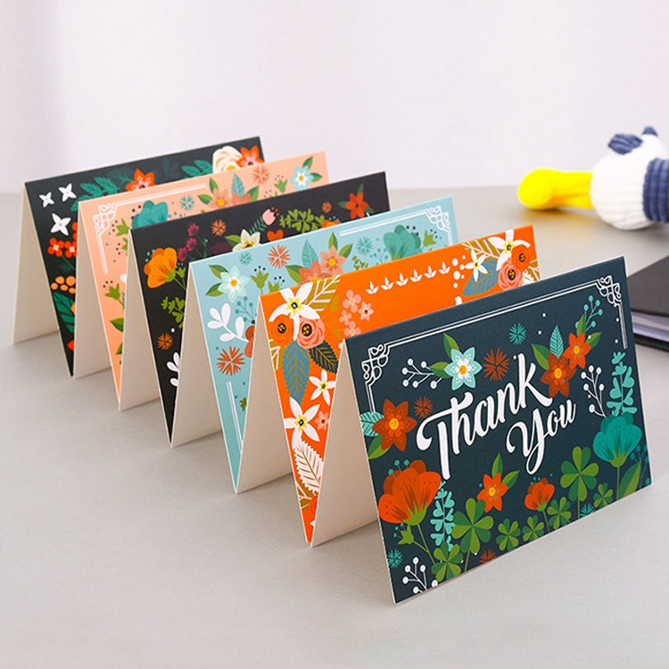 6pcs / Set Christmas Gift Greeting Card Holiday Greeting Message Card(Thank You Greeting Card) - Cards & Invitations by PMC Jewellery | Online Shopping South Africa | PMC Jewellery