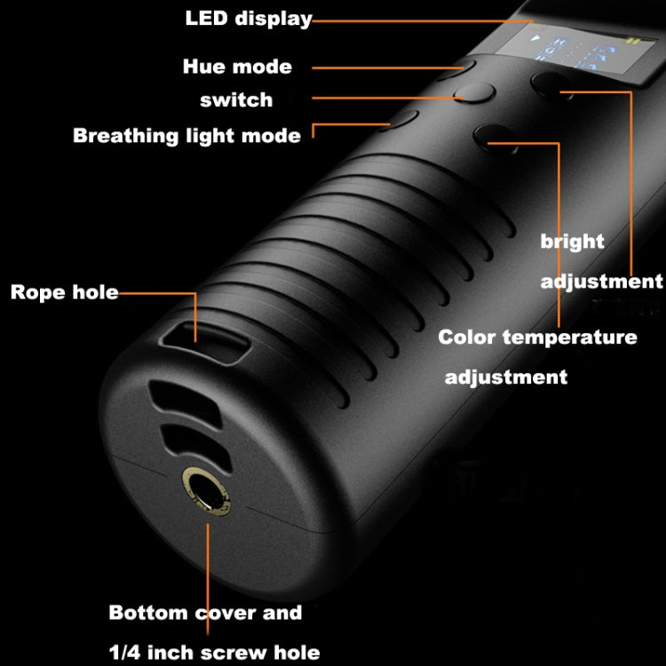 RGB Colorful Photography Light Stick 3000K-6500K Adjustable Temperature Light Stick -  by PMC TechLife | Online Shopping South Africa | PMC TechLife
