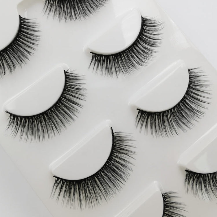 2 PCS 4 Pairs In One Box Handmade Mink False Eyelashes Slender And Long Three-Dimensional Multilayer Eyelashes(G100) - Eyes by PMC Jewellery | Online Shopping South Africa | PMC Jewellery