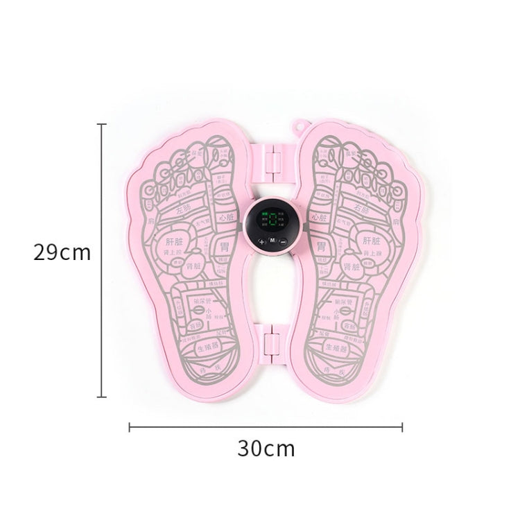 MLR-125 Mini Foot Massager Elderly Foot Foot Massager EMS Portable Pulse Home Foot Relaxing Massager, Shape: Pink (Battery) - Massage & Relaxation by PMC Jewellery | Online Shopping South Africa | PMC Jewellery