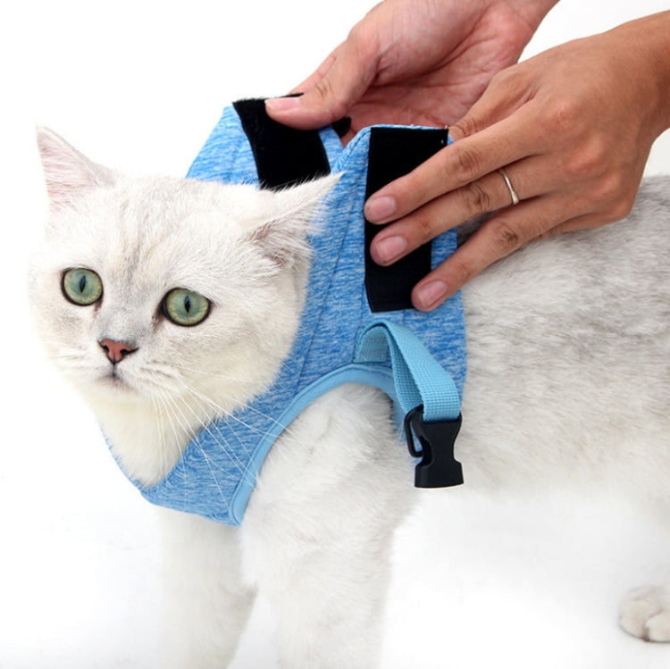 Cat Leash Pet Chest Harness Leash, Size: S(Grey) - Leashes by PMC TechLife | Online Shopping South Africa | PMC TechLife