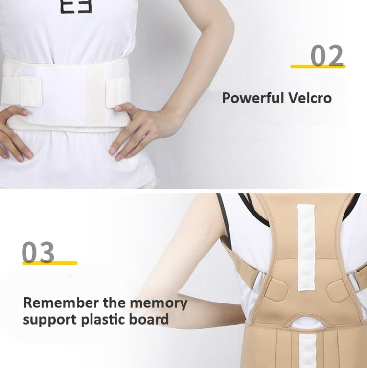 Adult Back Posture Correction Belt Kyphosis Correction Body Restraint Belt, Specification: M(Complexion) - Corrector by PMC Jewellery | Online Shopping South Africa | PMC Jewellery