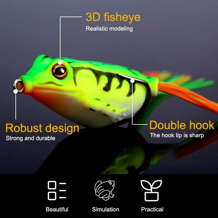 Bionic Thunder Frog Lure Bait Simulation Fishing Bait, Specification: 5.0cm/9g(7) - Fishing Lures by PMC TechLife | Online Shopping South Africa | PMC TechLife