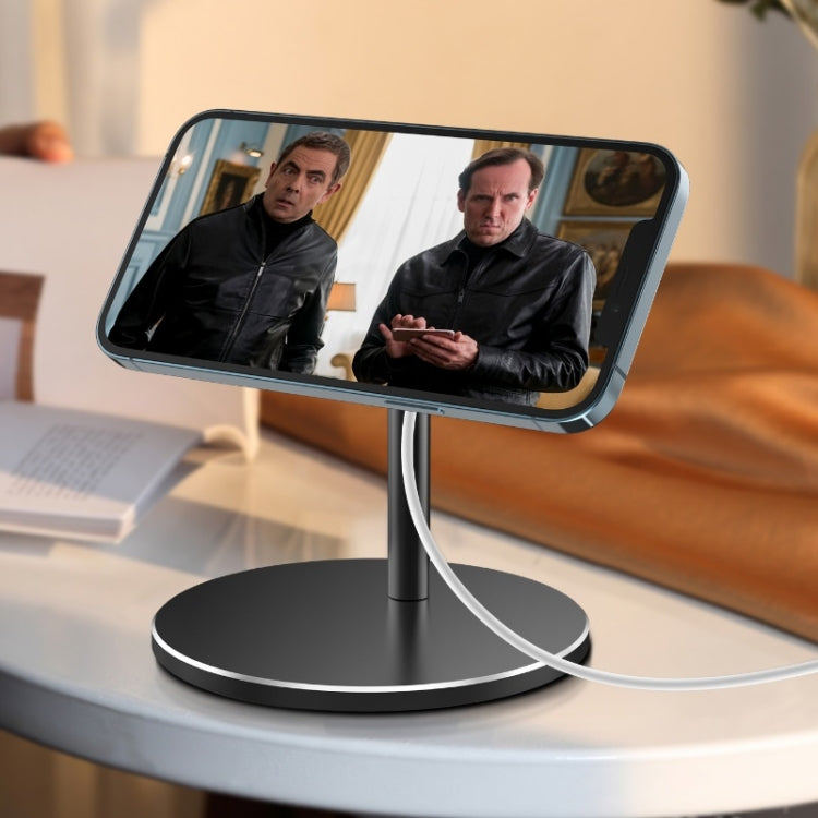 MagSafe Magnetic Wireless Charging Stand For iPhone 12 Series, Colour: FJ03 Black - Desktop Holder by PMC TechLife | Online Shopping South Africa | PMC TechLife