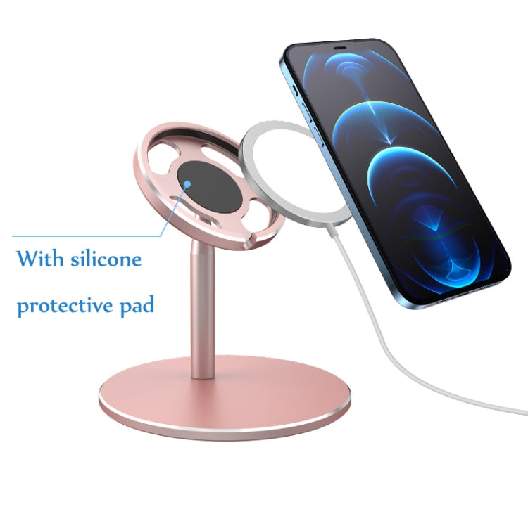 For MagSafe Magnetic Wireless Charging Stand, Colour: F13 Bright Silver - free shipping - PMC TechLife - Order now!