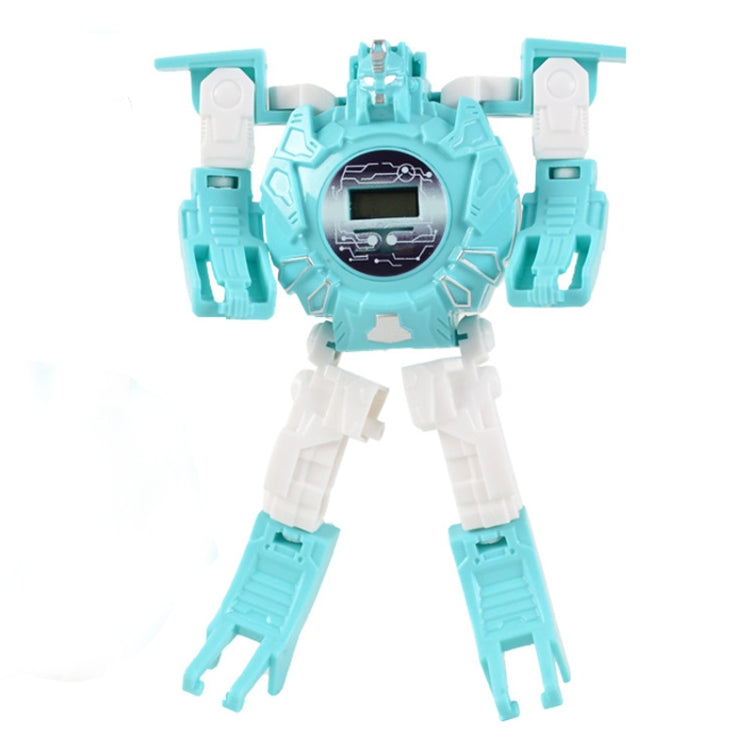 3 PCS Children Electronic Watch Cartoon Deformation Robot Toy Watch(Blue) - free shipping - PMC TechLife - Order now!