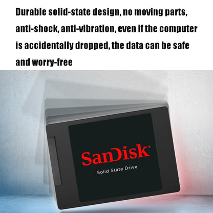 SanDisk SDSSDA 2.5 inch Notebook SATA3 Desktop Computer Solid State Drive, Capacity: 480GB - External Solid State Drives by SanDisk | Online Shopping South Africa | PMC Jewellery | Buy Now Pay Later Mobicred